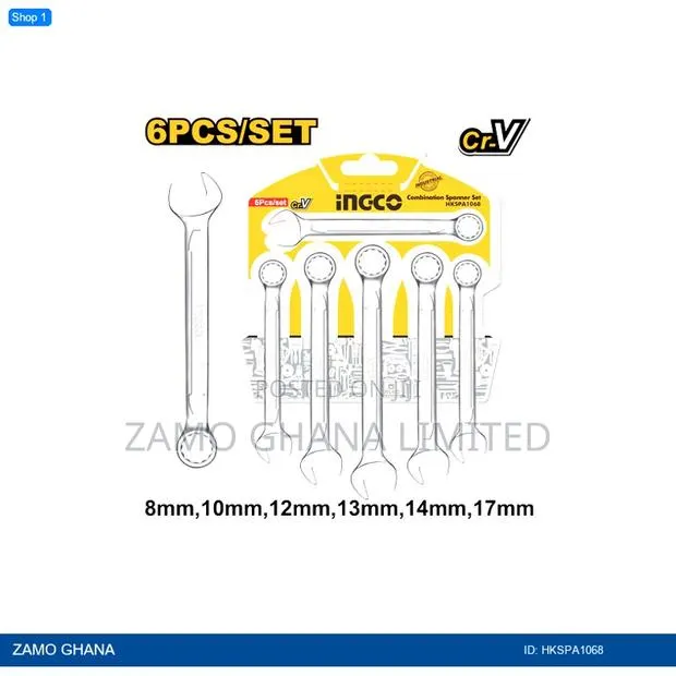 6pcs Combination Spanner - Hkspa1068 · Photo 1