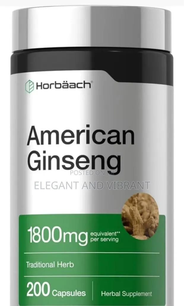 American Ginseng | 200 Capsules · Photo 1