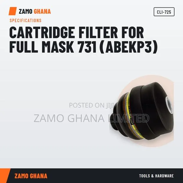 Cartridge Filter for Full Mask 731 (Abekp3) - CLI-725 · Photo 1