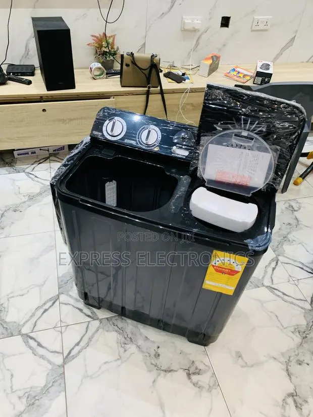 Nasco 7.0kg Twin Tub Washing Machine - Dark Grey (NAS-07-TW) · Photo 1