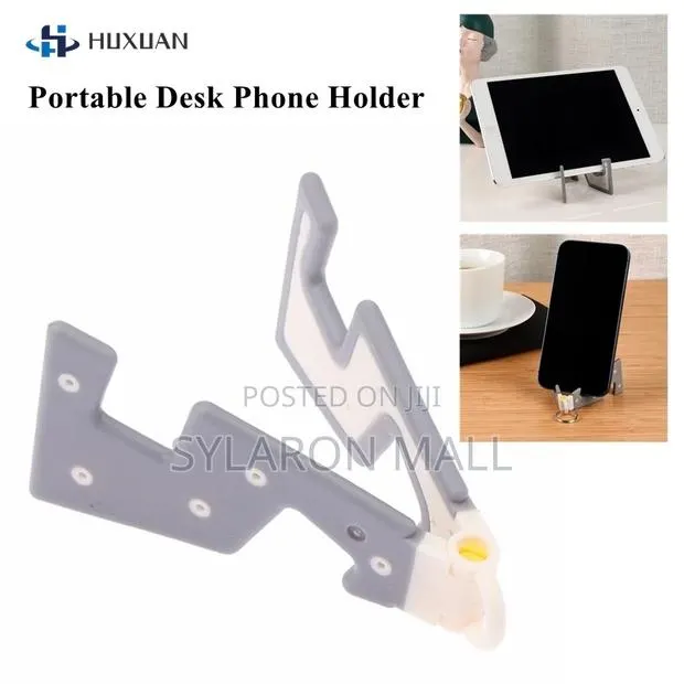 Portable Folding Phone Stand With Keychain – Pocket Size Holder · Photo 1