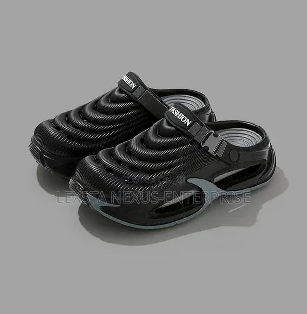 Black Comfortable Crocs · Photo 1