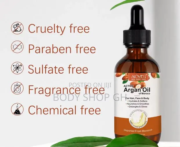 Organic Argan Oil - 100% Pure Amla Hair Oil - Cold-Pressed · Photo 1