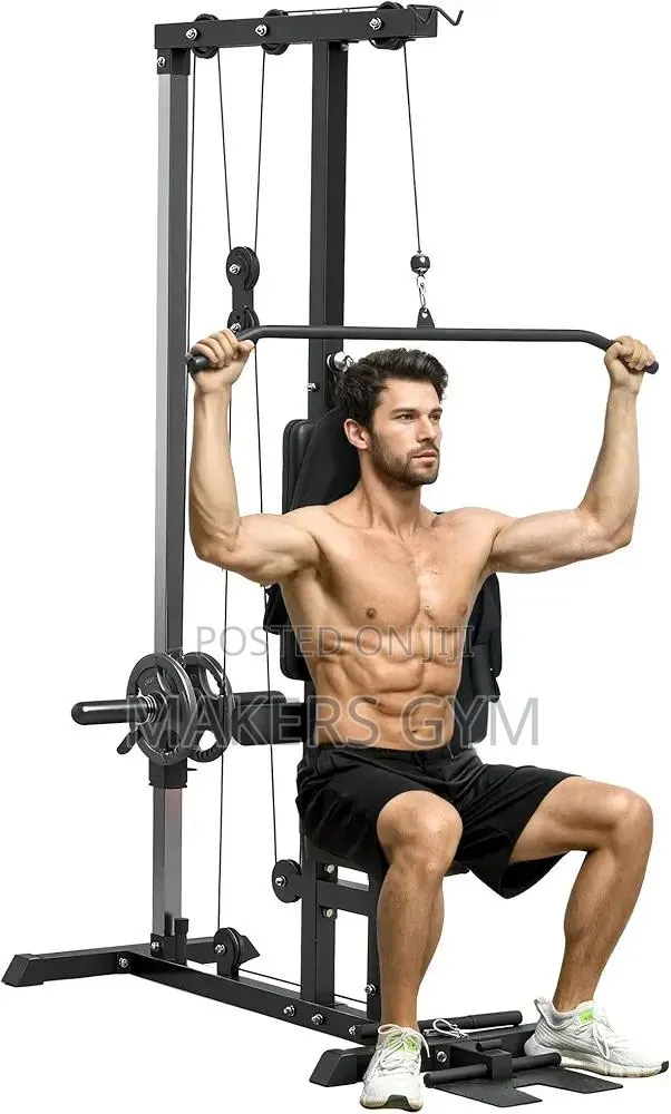 Cable Machine/Lat Pull Down With 55KG Weight Plate · Photo 1