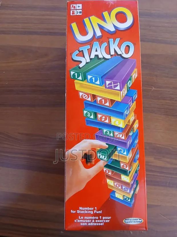 Uno Jenga Game. · Photo 1