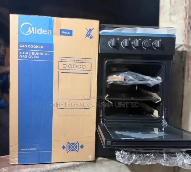 Midea Gas Cooker |4 Gas Burner and Oven · Photo 1