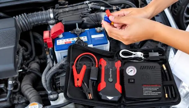 High Power Car Jump Starter and Tire Pump 99000 Mah · Photo 1