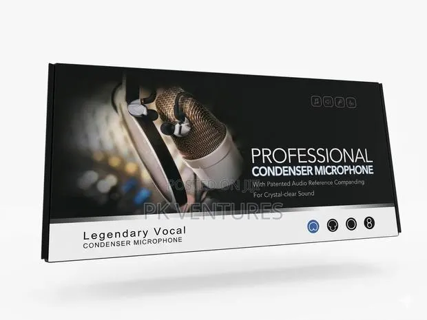 Professional Condenser Microphone V8 Sound Card · Photo 1