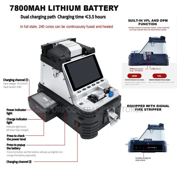 Automatic Optical Fiber Fusion Splicer Optical Fiber Machine · Photo 1