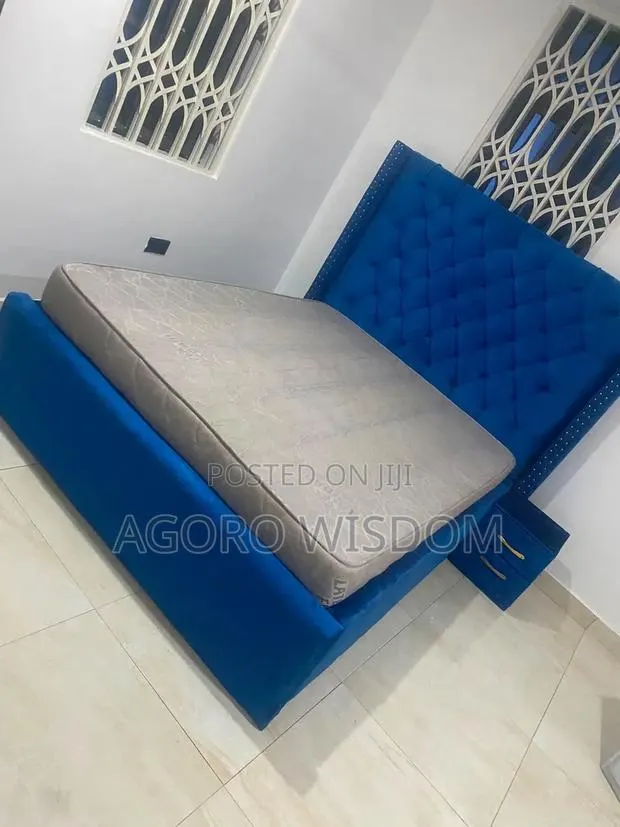 Available Double Bed Frame With a Side Drawer