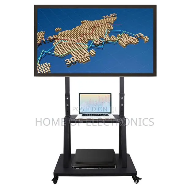 Firm Flexible Feet Mobile Trolley Tv Stand(60-100 Inch) · Photo 1