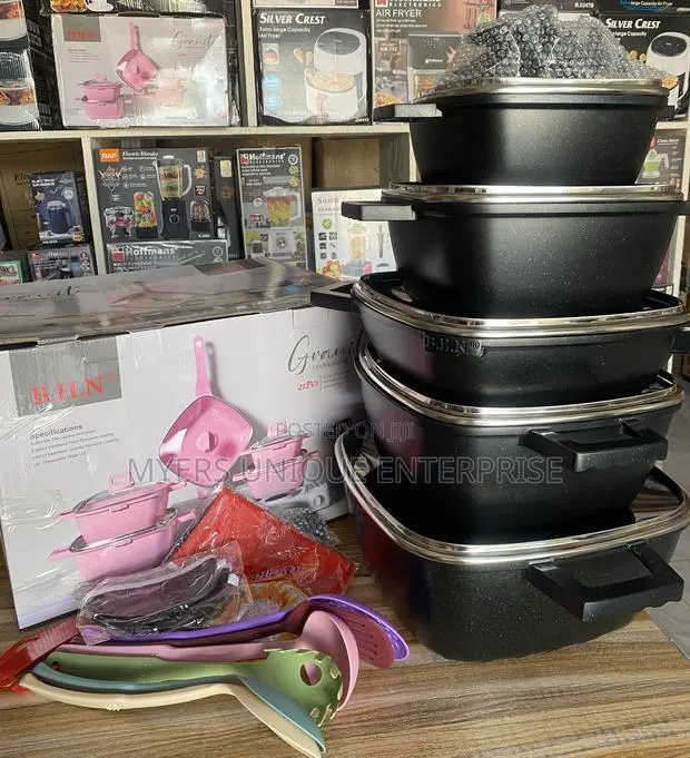 B.H.N Cookware Set ( 21 PCS ) Having Transparent Lids · Photo 1
