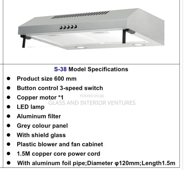 Range Hood/ Kitchen Heat Extractor · Photo 1