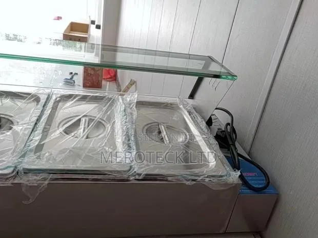 Commercial SS 5 Tray Bain Marie Food Warmer Display · Photo 2