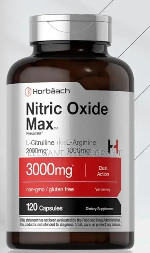 Nitric Oxide Supplement, 3000mg 120 Capsules · Photo 1