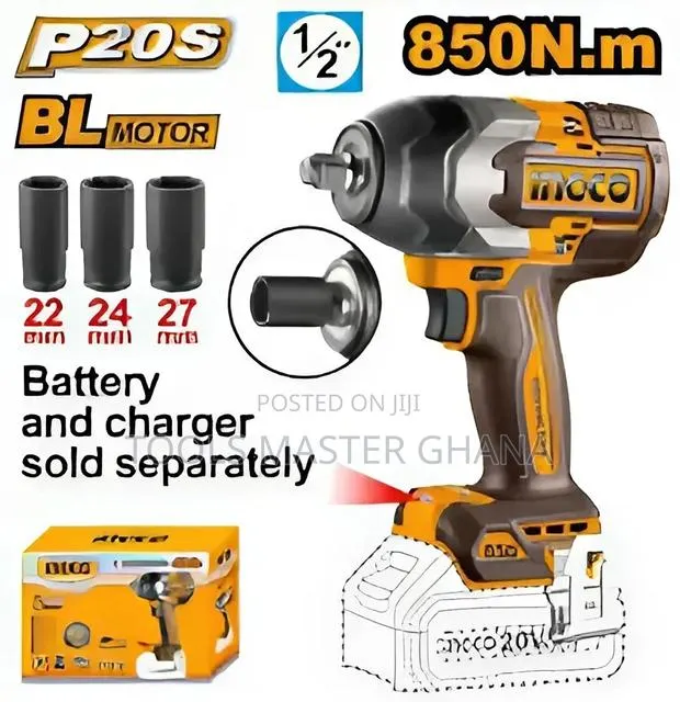 Cordless Impact Wrench - Ciwli20851 · Photo 1
