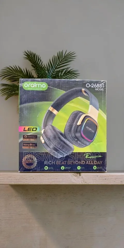 Oraimo O-268bt Luxury Wireless Stereo Led Headphones · Photo 1