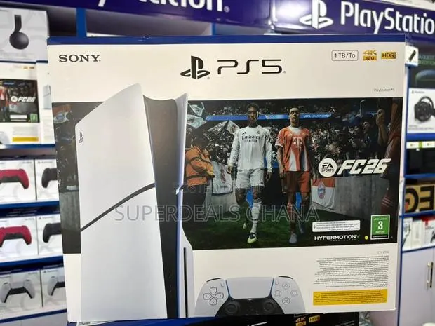 Playstation 5 Slim Standard Edition With Fc26 Game · Photo 1