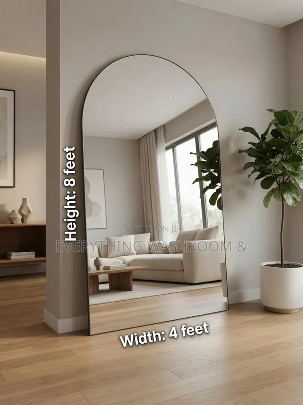Big Standing Mirror 8ftx4ft_arc Shape Standing Mirror_dressing Mirror · Photo 1