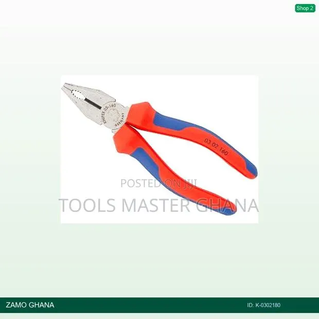 Combination Plier 180mm Multifunctional Red/Blue - K- · Photo 1