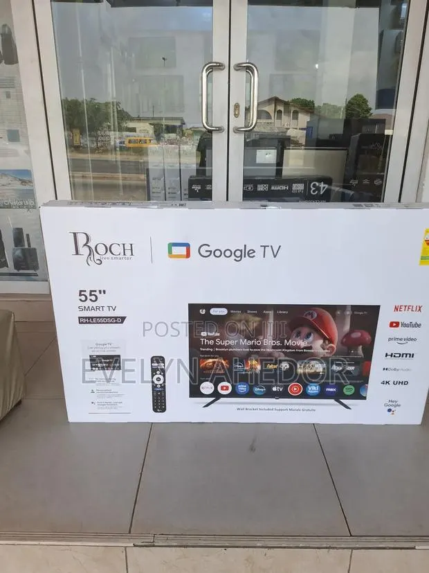 Roch 55 Inches Smart Tv With Free Wall Mount and Quality Remote Contro · Photo 1