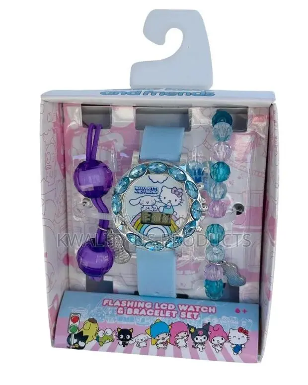 Hello Kitty Girls LCD Flashing Watch and Bracelet Set · Photo 1