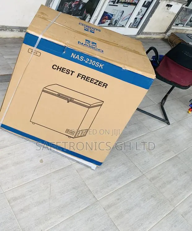 Elegant Nasco 195l Nas-230sk Chest Freezer Silver · Photo 1