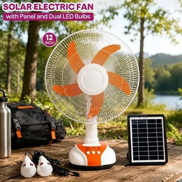 Lm-912 12" Rechargeable Table Fan · Photo 1