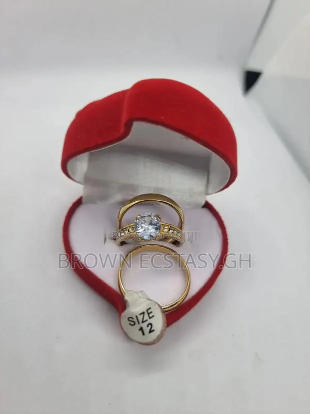 3 Piece Titanium Steel Wedding Rings · Photo 1