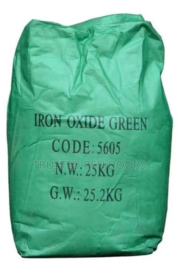 Green Iron Oxide Colour Pigment for Flooring Works · Photo 1
