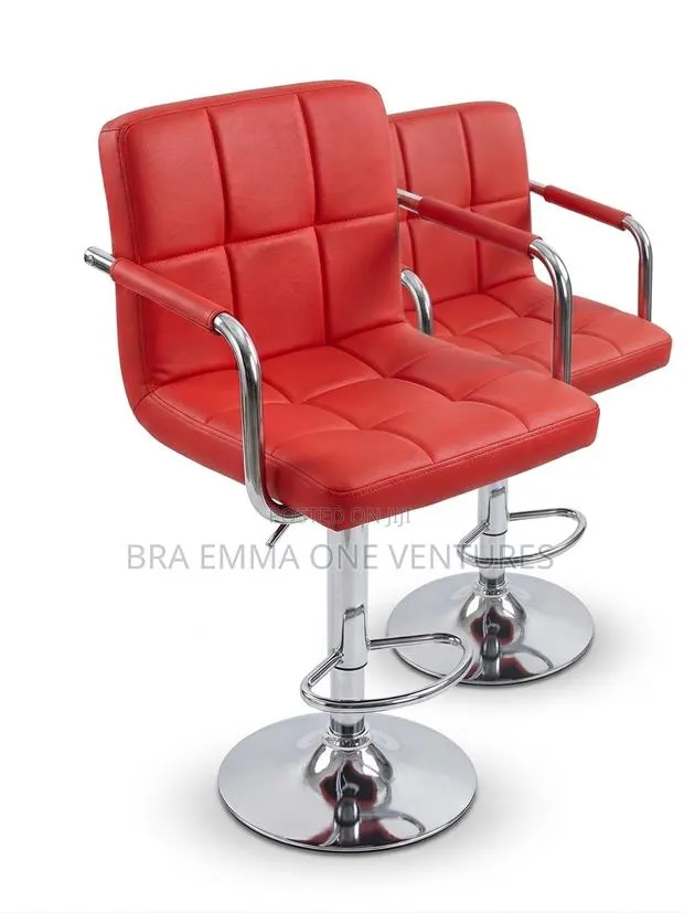 Hot Red Executive Bar Chairs – Fast Delivery · Photo 1
