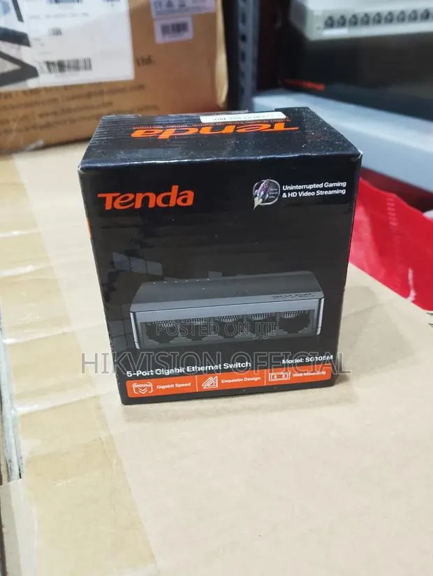Sg105m 5 -Port Gigabit Ethernet Switch=Tenda · Photo 1