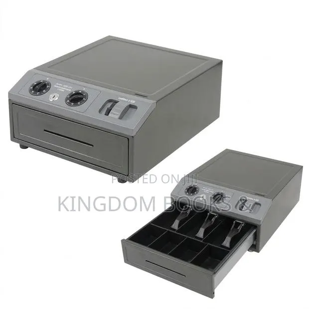 Auto Cash Drawer C-330 - Heavy Duty Cash Box Safe With Lock Tray · Photo 1