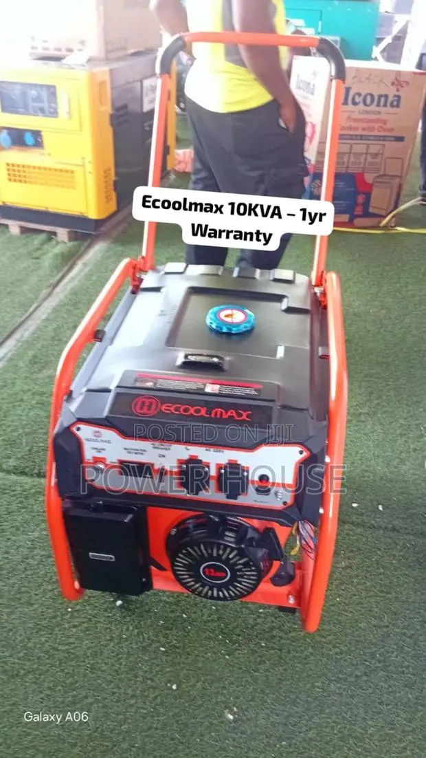 Ecoolmax 10kva Generator – 10kva Smart Power + 1yr Warranty · Photo 1