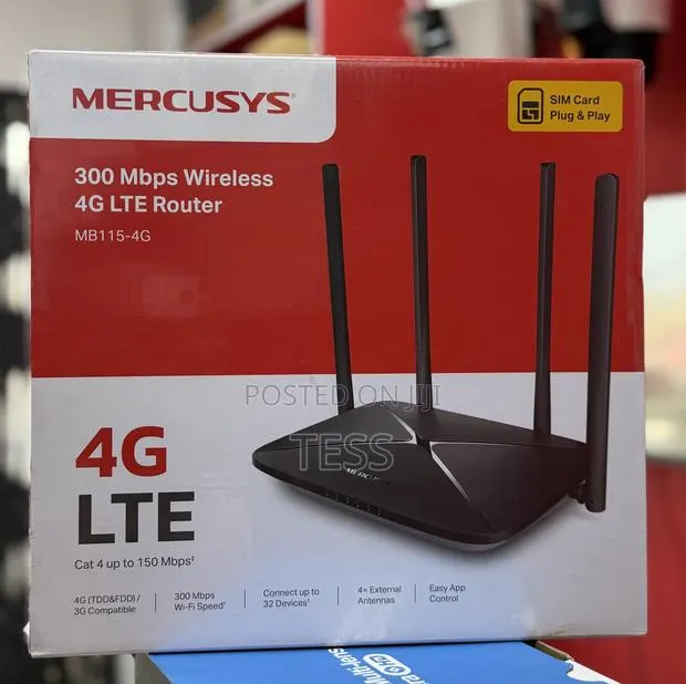 Mercusys Universal Sim Router 300mbps 4g Lte Router · Photo 1