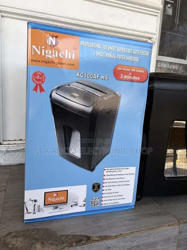 Nigachi 100 Sheets Shredder · Photo 2