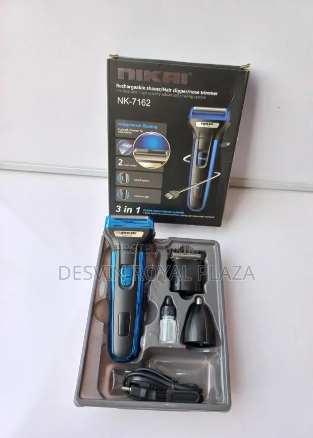 Rechargeable Nikai 3 In 1 Hair Clipper · Photo 1