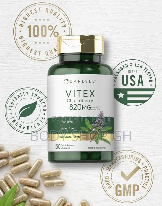 Vitex Chasteberry Supplement | 150 Capsules | Vitex for Women · Photo 1