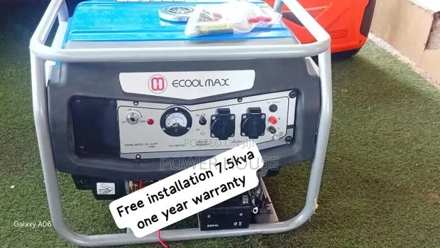 Your Trusted Backup Power Solution – Ecoolmax 7.5kva Petrol Generator · Photo 1