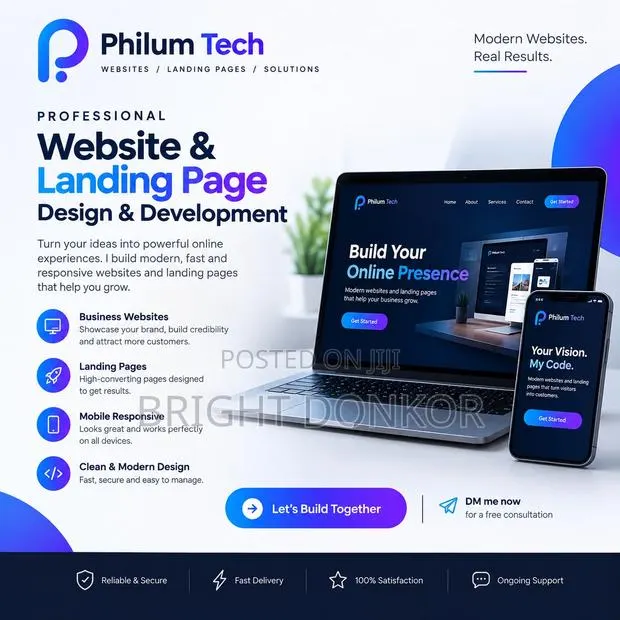 Website and Landing Pages · Photo 1