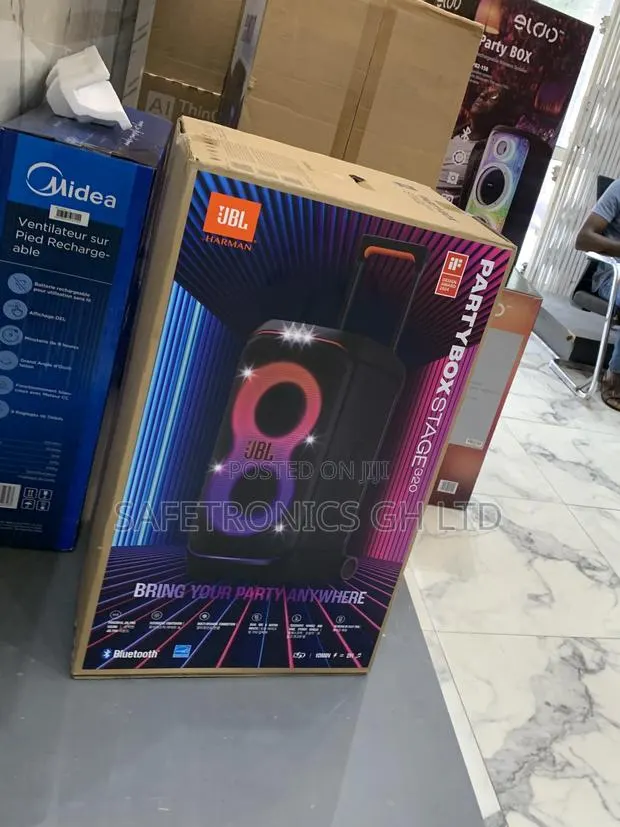 Super Powerful Black 240watts Bluetooth JBL Partybox Stage 320 Speaker · Photo 1