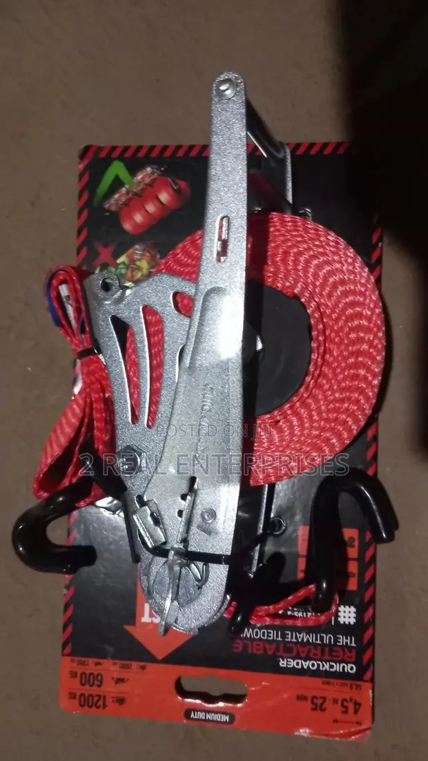 Quickloader Retractable Ratchet Tie-Down Strap (Medium Duty) · Photo 1