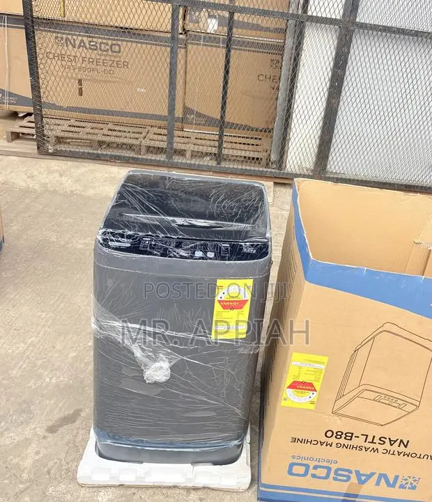 Smart Washing Nasco 8kg Full Automatic(Gray) · Photo 1