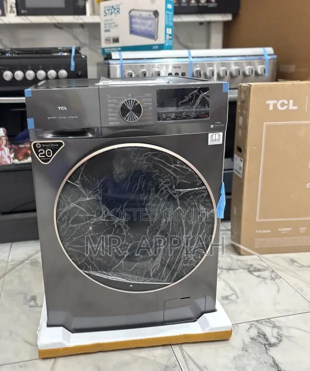 Get Classic TCL 10.5kg Full Automatic Washing Machine(Gray)Silver · Photo 1