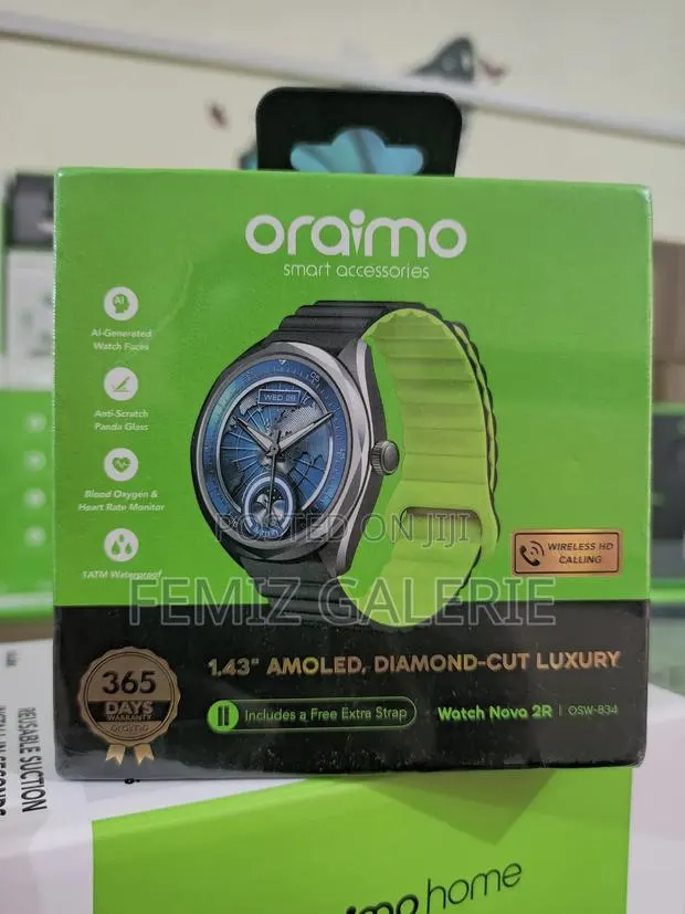 Oraimo Watch Nova 2r 1.43" Amoled 35-Day Standby Smart Watch · Photo 1