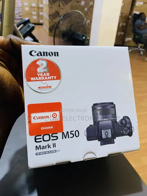 Original Canon UHD Eos M50 Mark II Camera · Photo 1