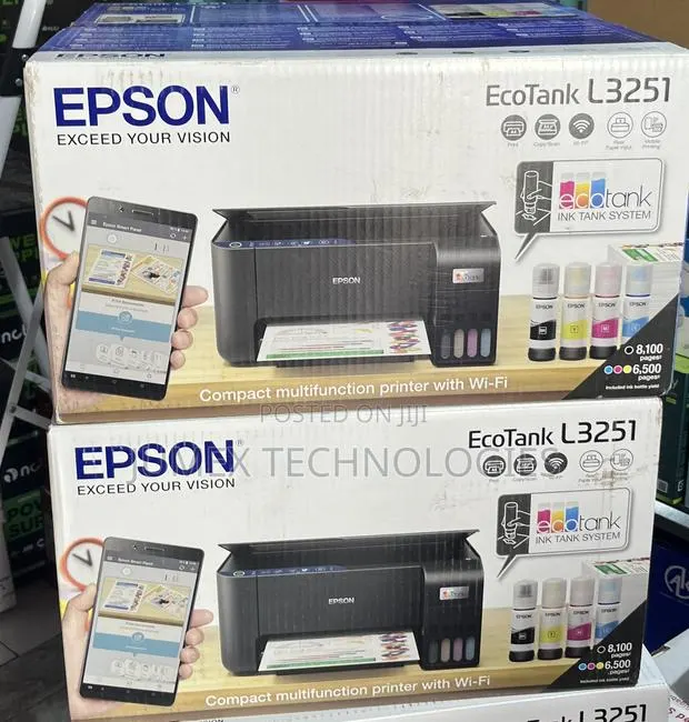 Epson L3251 All in 1 Ecotank Printer Wireless Exceed Your Vision Epson · Photo 1