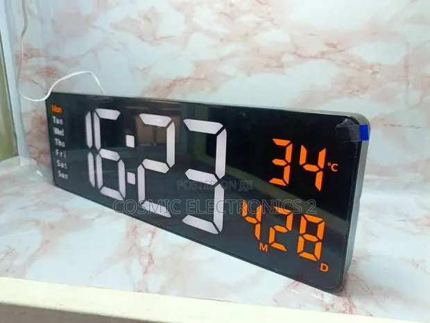 16-Inch Rectangular Digital Wall Clock · Photo 1