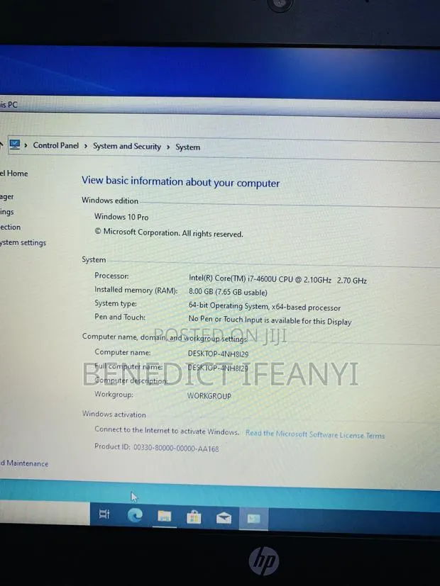 Laptop HP EliteBook 840 G2 8GB Intel Core i7 SSD 256GB · Photo 1