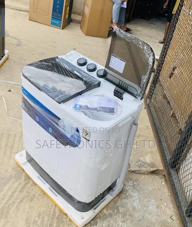 Available Midea 7.0kg Semi Auto Washing Machine Mf100w70/W-Gh · Photo 1